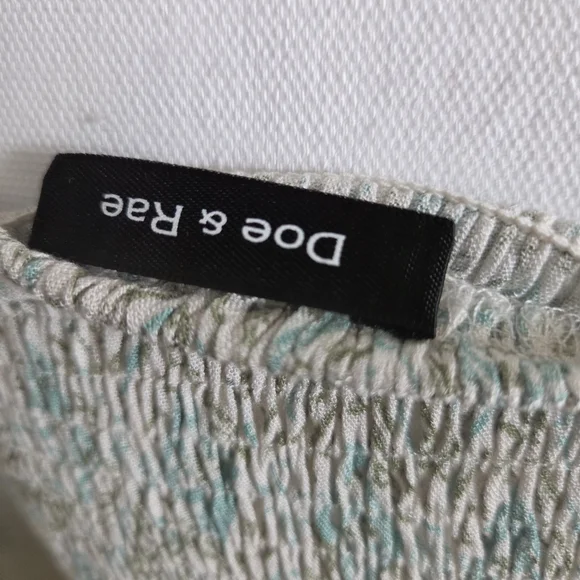 Doe & Rae Strapless Geometric Print Dress NWOT - Picture 6 of 7